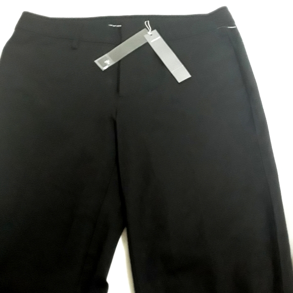 Jc Penney Black Slacks Straight Leg 